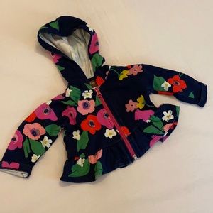 Tea Collection baby girl zip up hoodie